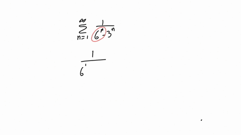 use-the-limit-comparison-test-to-determine-whether-the-series-converges-or-diverges-1-6n-3n-n1-identify-b-in-the-following-limit-1-6n-3n-an-lim-lim-n8-1-6n-since-l-is-a-finite-number-l-0-and-46674