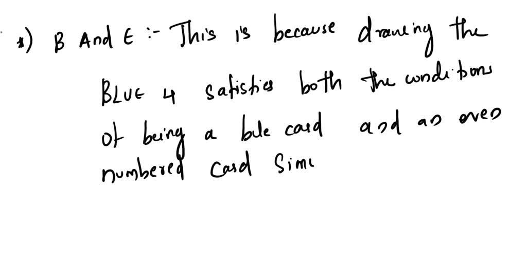 SOLVED A deck of cards contains RED cards numbered 1, 2, 3, 4, 5 and 8
