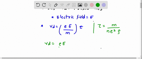 if-the-magnitude-of-the-drift-velocity-of-free-electrons-in-a-copper-wire-is-784-x-10-4-ms-what-is-the-electric-field-in-the-conductor-74325