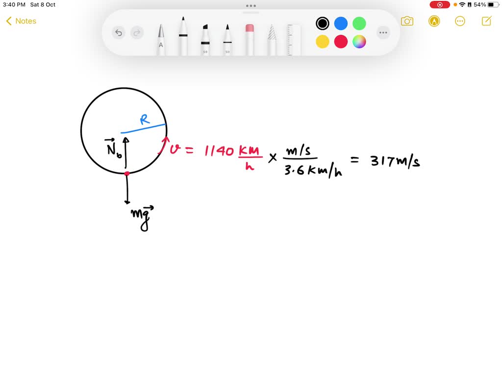 SOLVED: Ajet pilot takes his aircraft in a vertical loop, as shown in ...