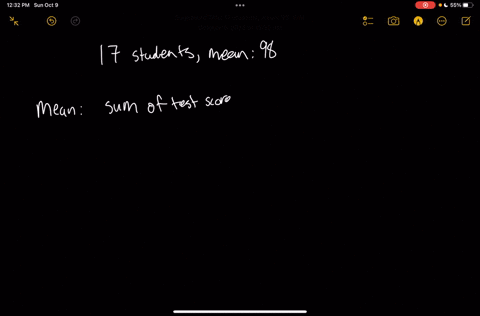 a-teacher-in-a-specific-school-wants-to-find-the-sum-of-all-the-test-scores-in-a-recent-test-taken-by-her-students-this-teacher-has-17-students-and-the-mean-score-amongst-the-17-students-was-98-what-w