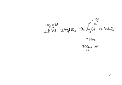 in-an-experiment-40-g-of-an-impure-nacl-salt-sample-is-dissolved-in-water-and-treated-with-excess-agno3-resulting-in-755-g-of-agcl-precipitate-by-gravimetric-analysis-you-can-determine-the-l-30777