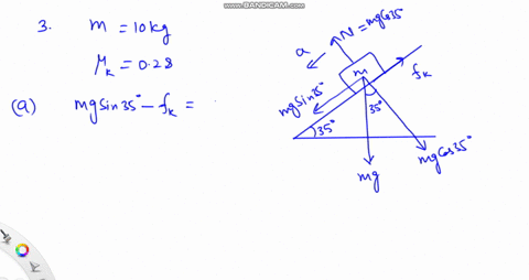 a-10-kg-box-slides-down-a-350-incline-the-coefficient-of-friction-between-the-box-and-the-incline-is28-a-find-the-acceleration-of-the-box-b-find-the-acceleration-of-the-box-ifit-has-a-mass-0-57047