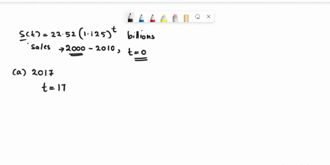the-sales-s-in-billions-of-dollars-for-walgreens-from-2000-through-2010-can-be-modeled-by-the-exponential-function-st-22521125t-where-t-is-the-time-in-years-with-t-0-corresponding-to-2000-ro-30091