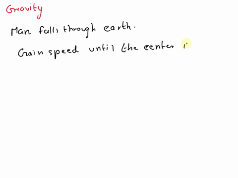 if-a-man-could-fall-through-a-hole-that-passes-through-the-center-of-earth-gravity-would-cause-him-to-again-speed-until-he-reached-the-other-end-of-the-tunnel-b-stop-falling-at-the-center-of-99428