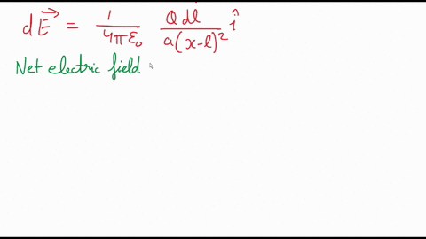 positive-charge-q-is-distributed-uniformly-along-the-x-axis-from-x-0-to-x-a-a-positive-point-charge-q-is-located-on-the-positive-x-axis-at-x-a-space-r-a-distance-r-to-the-right-of-the-end-of-q-space-2