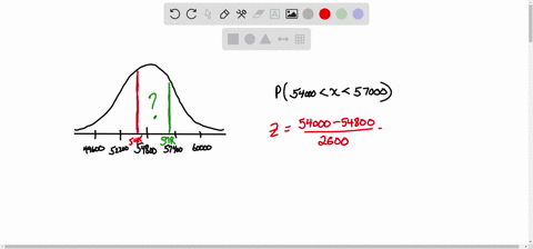 the-annual-salaries-for-people-in-a-particular-profession-are-known-to-be-normally-distributed-with-a-mean-of-54800-and-a-standard-deviation-of-2600-what-percentage-of-people-in-this-profess-01128