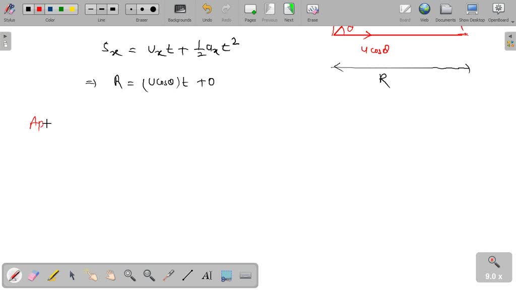 SOLVED Wertical motion in Table has incorporated Into the equation so