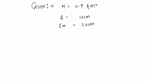 a-bar-magnet-of-magnetic-moment-04-am2-is-placed-in-the-magnetic-meridian-with-its-north-pole-pointing-north-a-neutral-point-is-obtained-at-a-distance-of-10-cm-from-the-centre-of-the-magnetif-the-leng
