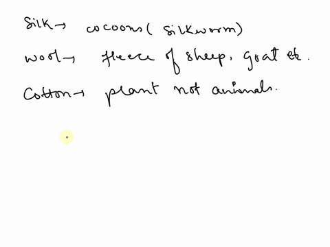 1-collect-different-types-of-fibres-at-your-home-for-example-silk-wool-and-paste-than-in-your-notebook2-collect-the-information-of-animals-from-which-these-fibres-are-obtained3-collect-the-i-12294