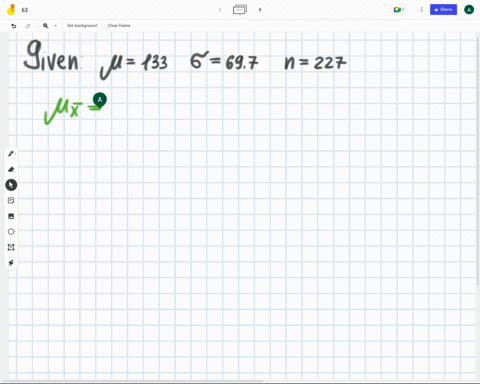 a-population-has-parameters-133-and-0-697-you-intend-to-draw-a-random-sample-of-size-n-227-_-what-is-the-mean-of-the-distribution-of-sample-means-what-is-the-standard-deviation-of-the-distri-10864