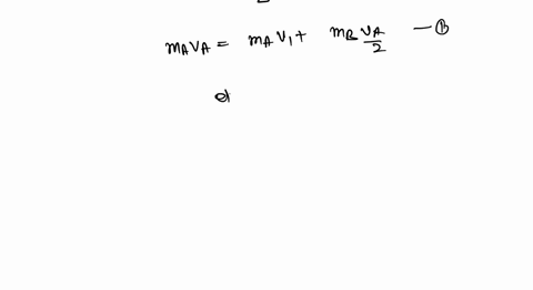 object-b-is-at-rest-when-object-a-collides-with-it-the-collision-is-one-dimensional-and-elastic-after-the-collision-object-b-has-half-the-velocity-that-object-a-had-before-the-collision-a-wh-70848