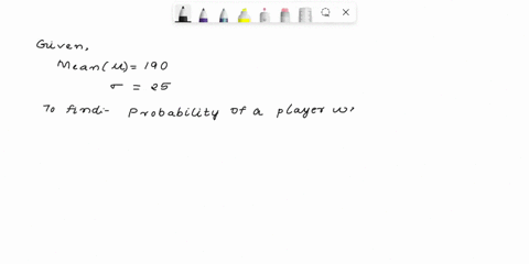 the-weight-of-football-players-is-normally-distributed-with-a-mean-of-190-pounds-and-a-standard-deviation-of-25-pounds-what-is-the-probability-of-a-player-weighing-less-than-230-pounds-07002