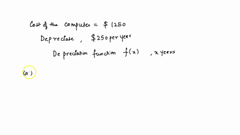 2-a-computer-cost-1250-new-and-is-expected-to-depreciate-linearly-at-a-rate-of-8250-per-year_-find-the-depreciation-function-fr-that-gives-the-value-of-the-computer-years-after-its-value-is-89355