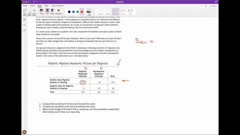 show-work-for-full-credit-and-use-proper-statistical-notations-where-appropriate-2-points-per-question-a-common-complaint-among-toddlers-is-headache-pediatricians-categorize-headaches-as-bei-55276