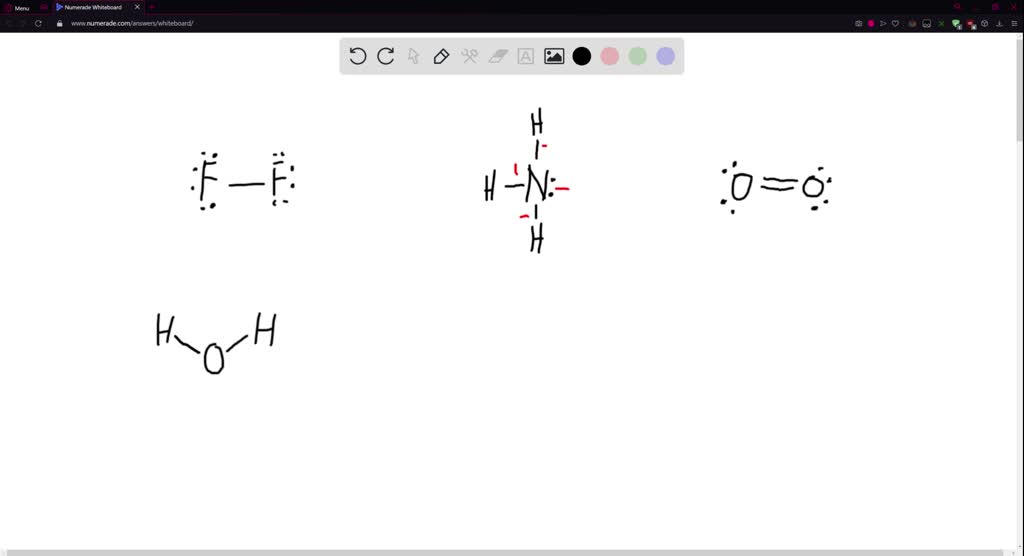 SOLVED: problems 79. Write Lewis structures that obey the octet rule ...