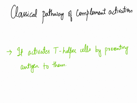 all-of-the-following-are-true-of-the-classical-pathway-of-complement-activation-except-one-select-the-one-answer-that-does-not-describe-the-classical-pathway-of-complement-activation-classic-60898