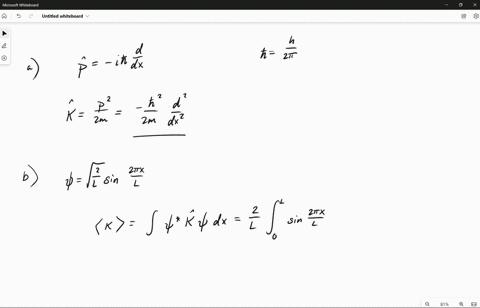 a-in-quantum-mechanics-the-momentum-operator-15-represented-by-pz-15-the-corresponding-operator-for-the-kinetic-energy-wat-the-expectation-value-of-an-operator-a-in-quantum-mechanics-is-a-f-88444