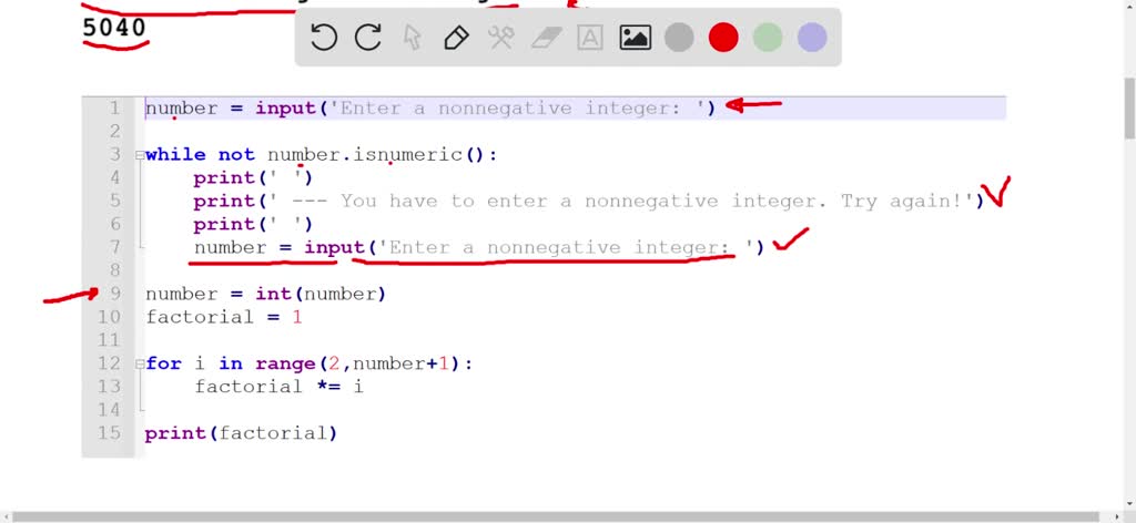 python: In mathematics, the notation n! represents the factorial of the ...