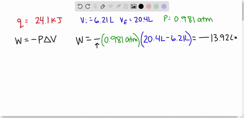 what-is-the-change-in-the-heliums-internal-energy-in-units-of-kilojoules-kj-calculate-the-work-done-on-or-by-the-helium-gas-in-units-of-joules-j-a-total-of-241-kj-of-heat-energy-is-added-to-43865