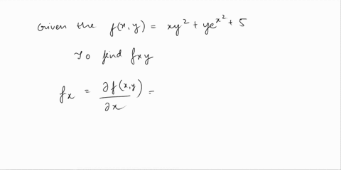 find-the-second-order-partial-derivative-find-fxy-when-flx-y-xy2-ye-5_-fx-edit-view-insert-farmat-tools-table-64-94627