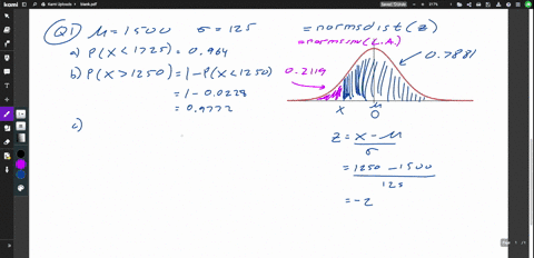 q1-10-points-the-lifetimes-of-light-bulbs-produced-by-a-company-are-normally-distributed-with-mean-1500-hours-and-standard-deviation-of-125-hours-a-what-is-the-probability-that-a-random-ligh-17859