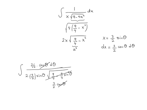 evaluate-the-indefinite-integral-int-frac1x-sqrt9-4-x2-d-x-2