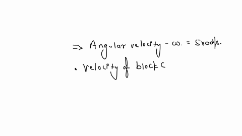 the-angular-velocity-of-link-ab-is-ab-5-rads-a-determine-the-velocity-of-block-c-at-the-instant-45-and-30-b-determine-the-angular-velocity-of-link-bc-at-the-instant-45-and-30-measured-clockw-62686