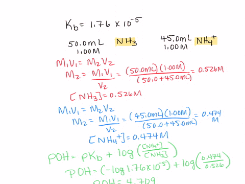 the-kb-of-ammonia-is-176-10-5_-what-is-the-ph-of-a-buffer-which-is-prepared-by-combining-500-ml-of-100-m-ammonia-and-450-ml-of-100-m-ammonium-nitrate-a-9372-b-4742-c-9291-d-4632-e-none-of-th-53707