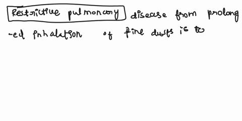 restrictive-pulmonary-disease-resulting-from-prolonged-inhalation-of-fine-dusts-is-termed-45431