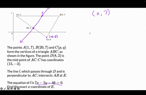 4617-b2o-7-d8-2-cp-9-the-points-a1-7-b20-7-and-cp-9-form-the-vertices-of-a-triangle-abcas-shown-in-the-figure-the-point-d82-is-the-mid-point-of-acc-has-coordinates-15-3-the-line-which-passes-44122