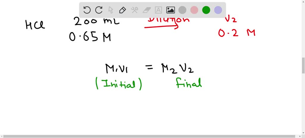 solved-how-many-ml-of-water-must-be-added-to-200-ml-of-0-65-m-hcl-to