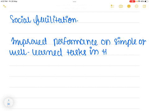 what-do-we-call-the-improved-performance-on-simple-or-well-learned-tasks-in-the-presence-of-others-a-95243