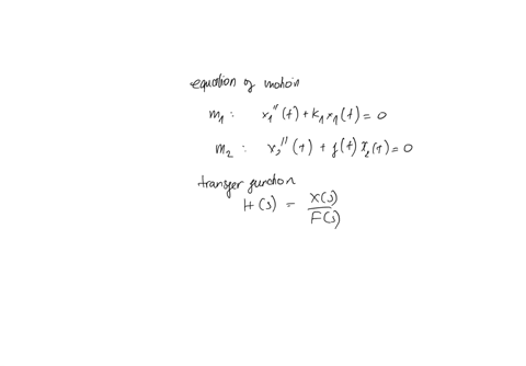 220-ptsfor-the-mechanical-system-shown-belowdo-the-following-awrite-down-the-equations-of-motion-that-describe-the-system-bfind-the-transfer-function-of-the-system-defined-as-hsxsfswhere-xsx-34347