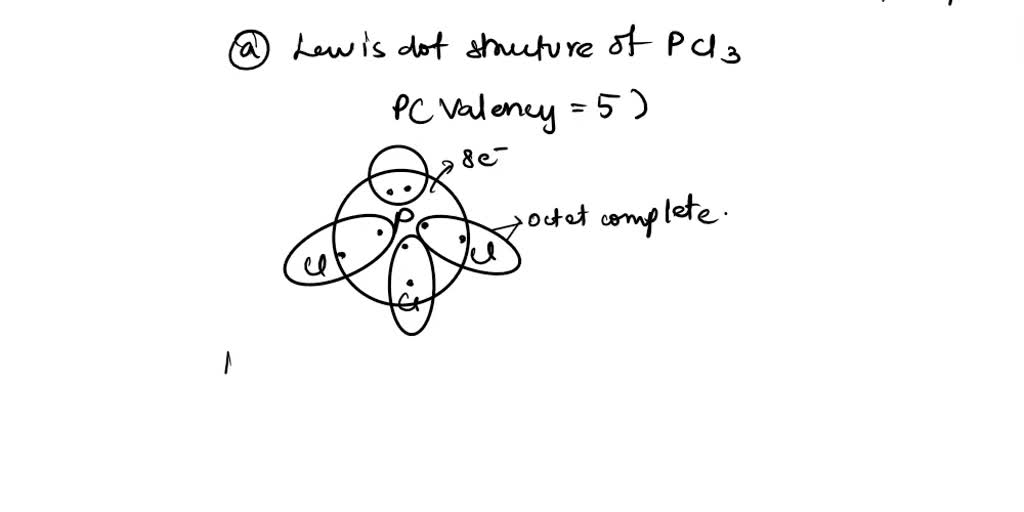 SOLVED: (a) In the box below, draw the complete Lewis electron-dot ...