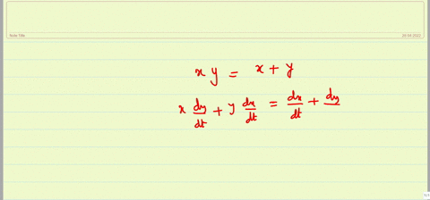 given-that-x-and-y-are-functions-of-time-find-the-indicated-rate-of-change-find-dxdt-when-x5-y2-and-dydt2-given-that-xyxy-dxdt-round-to-one-decimal-place-as-needed-72695