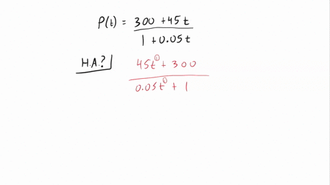 hello-i-am-struggling-with-the-following-word-problem-suppose-that-300-fish-are-introduced-into-a-protected-lake-the-fish-population-can-be-approximated-by-pt-30045t-over-1005t-with-t-being-57493