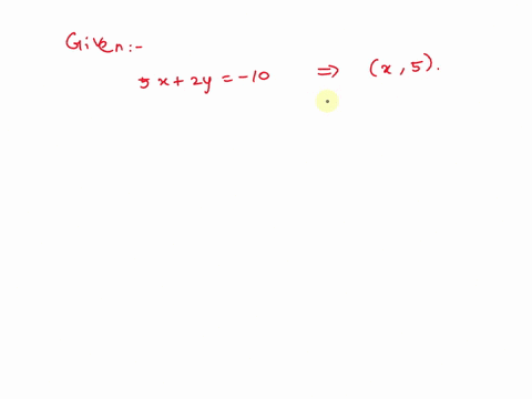 given-the-equation-is-in-standard-form-5x2y-10-the-point-x5-is-on-the-line-43688