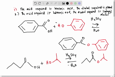12-pts-using-the-pattern-you-figured-out-in-question-6-determine-the-carboxylic-acid-and-alcohol-that-could-be-used-to-synthesize-each-of-the-following-esters-via-fischer-esterification-draw-06006