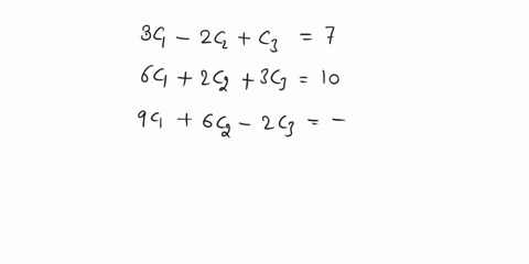 consider-the-system-of-linear-equations-3c1-2c2-c3-7-6c1-2c2-3c3-10-9c1-6c2-2c3-1-a-express-the-system-of-linear-equations-in-matrix-form-b-express-the-coefficient-matrix-of-the-above-system-13858