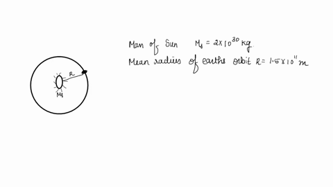 calculate-the-period-of-earths-revolution-around-the-sun-given-the-mass-of-the-sun-is-21030-kg-mean-radius-of-the-earths-orbit-r-151011-m