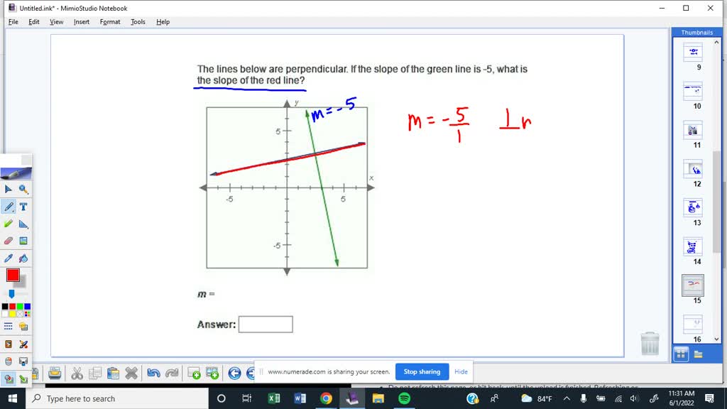 SOLVED: The lines shown below are parallel. If the green line has a ...