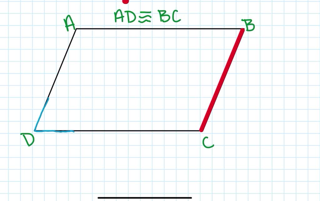 SOLVED: abcd is a parallelogram. using ruler compare the lengths of AD ...