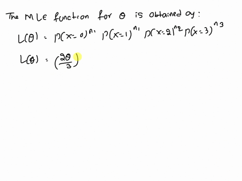 suppose-that-x1-xn-are-iid-random-variables-with-pxi-0-2-3-pxi-1-13-pxi-2-21-3-pxi-3-11-3-where-0-1-is-the-parameter-of-interest-find-the-maximum-likelihood-estimator-77403