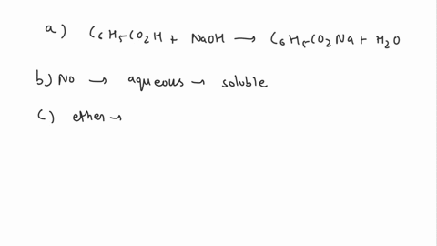 8-liquid-liquid-extraction-a-progressive-thought-exercise-a-benzoic-acid-c6h5co2h-is-insoluble-in-water-1-ww-a-suspension-of-solid-benzoic-acid-in-water-is-treated-with-enough-10-m-naoh-aq-t-88476