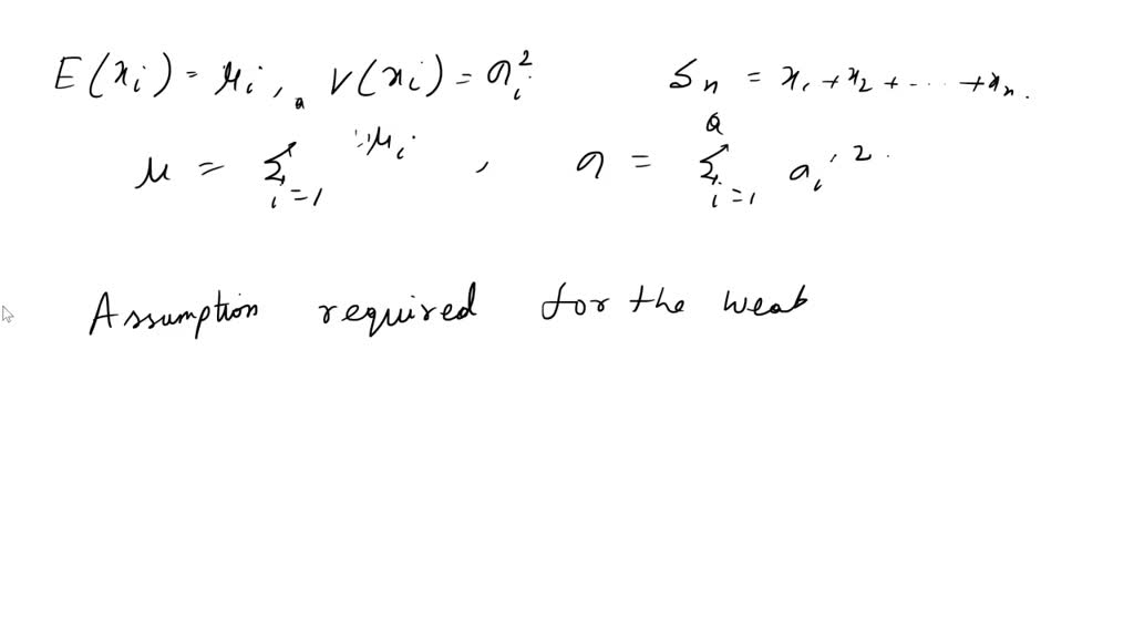 SOLVED: State and prove the Lindberg-Levy form of the Central Limit Theorem.  Use the moment generating function approach for the proof.