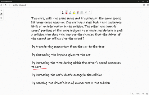 question-3-1-point-two-cars-with-the-same-mass-and-traveling-at-the-same-speed-hit-large-trees-head-on-one-car-has-a-rigid-body-that-undergoes-little-or-no-deformation-in-the-collision-the-o-70437
