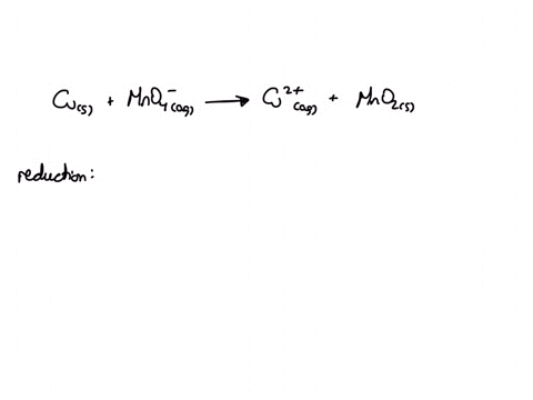 calculate-the-cell-potential-for-a-galvanic-cell-based-on-the-reaction-described-by-the-following-unbalanced-equation-at-25-c-assume-standard-acidic-conditions-cus-mno4-aq-cu2aq-mno2s-38535