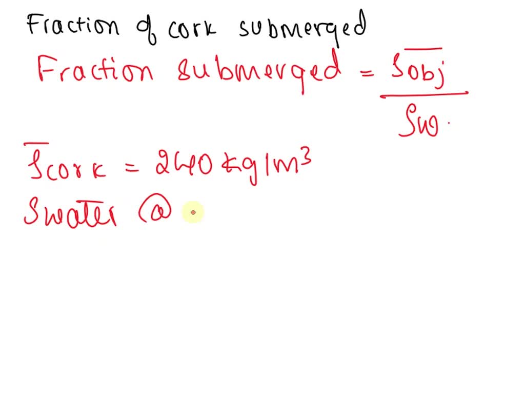 What fraction of polystyrene is submerged when it floats in freshwater, given the density of