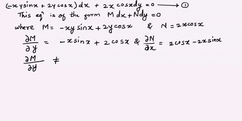 the-differential-equation-xysinx-2ycosx-jdx-2xcosxdy-0-is-select-the-correct-answer-exact-with-solution-xycosx-ysinx-2xycoszc-exact-with-solution-xycosx-ysinx-2xycosxc-exact-with-solution-2x-75944